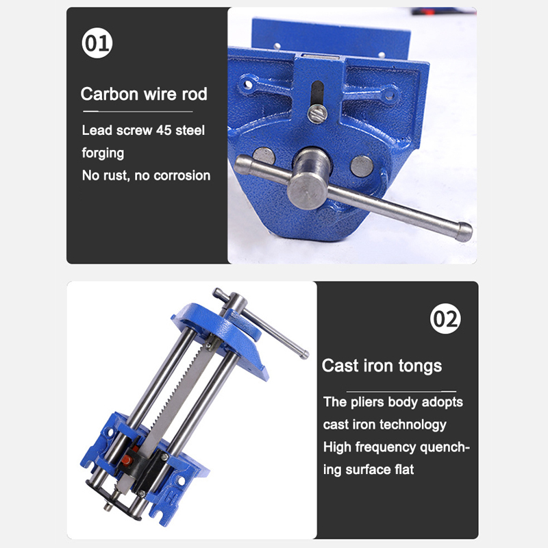 Woodworking Quick Release Vise - Étau de menuiserie de 10,5 pouces,