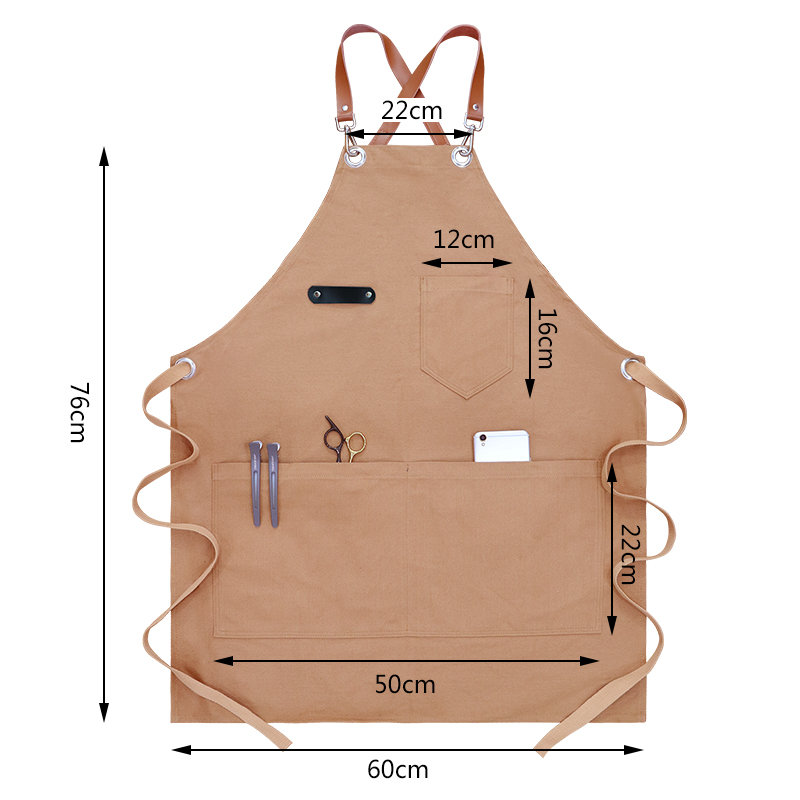 Woodworking Overalls - Tablier en toile épaisse Durable, imperméable,