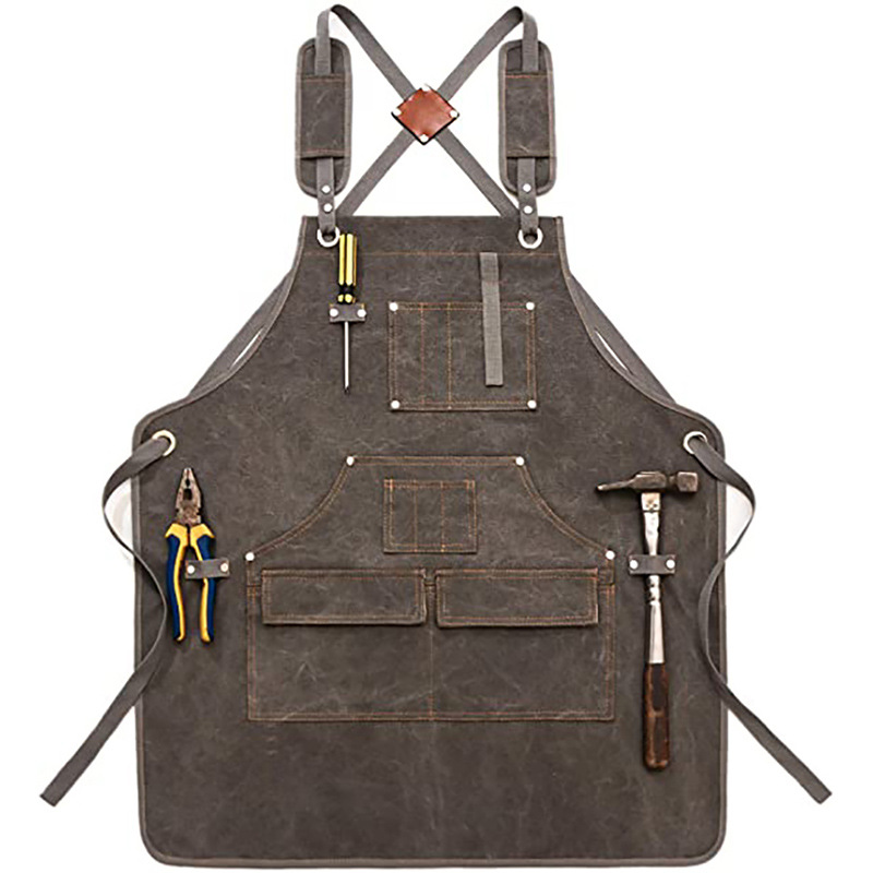 Woodworking Overalls - Tablier en toile épaisse simple avec