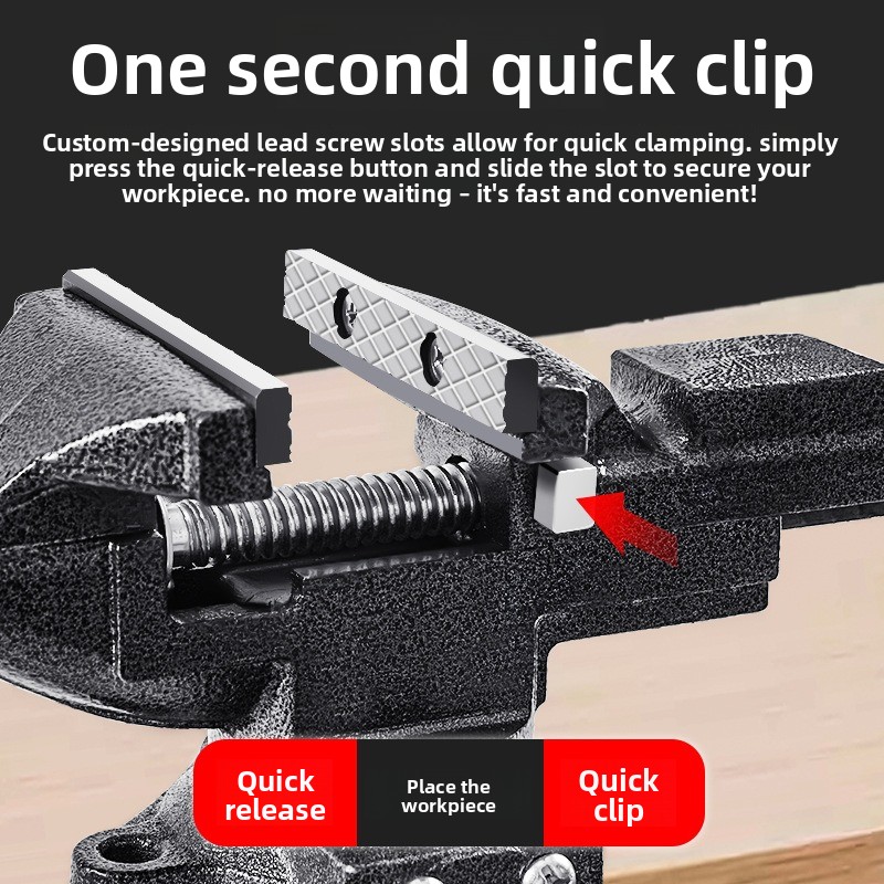 Étau d'établi en acier moulé à - Woodworking Quick Release Vise avis et prix