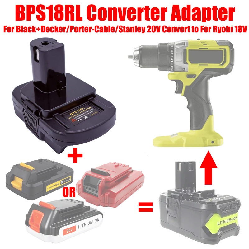 ALASICKA adaptateur de batteri - Black+Decker Tool Cordless avis et prix