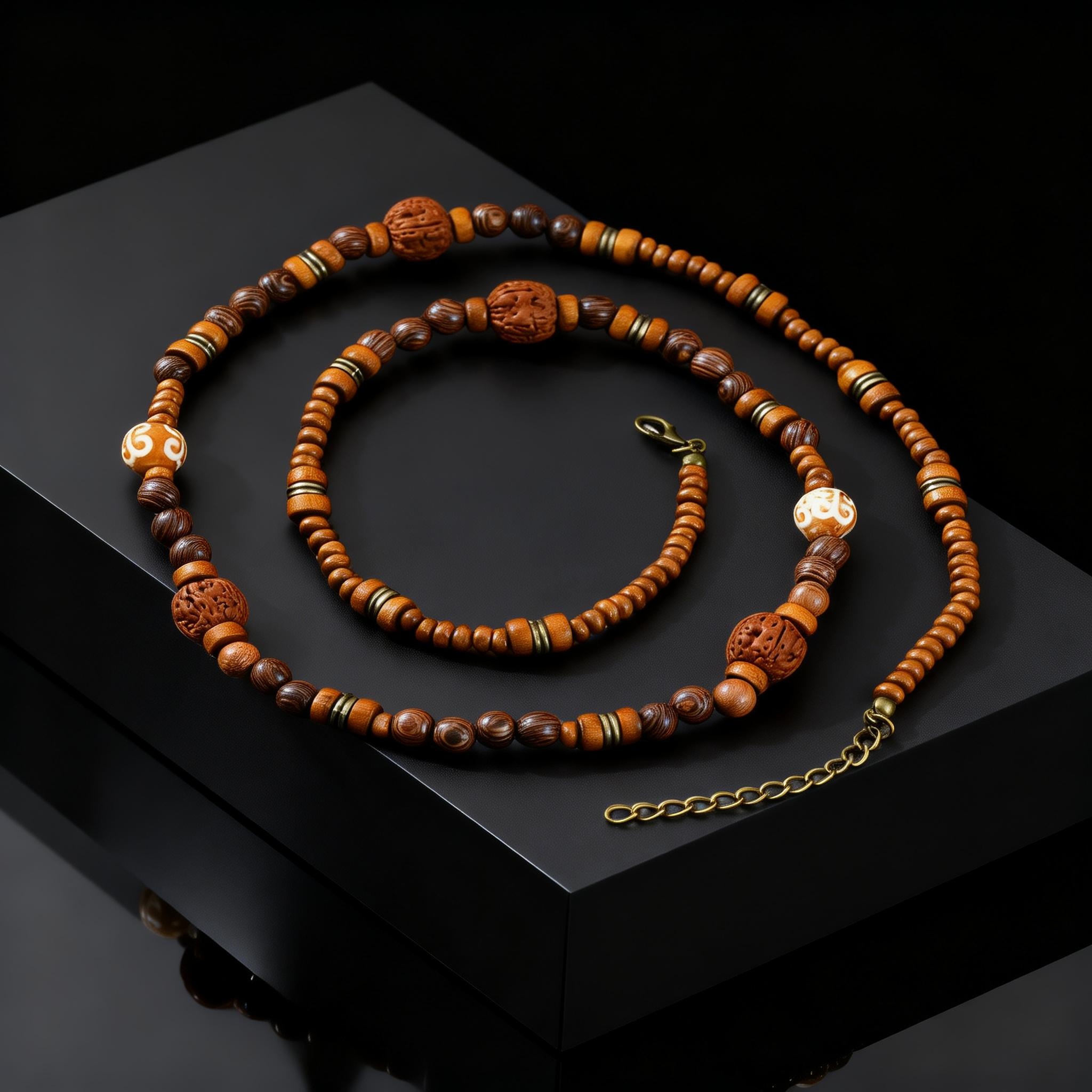 Collier en perles de bois de n - Woodworking Nc avis et prix