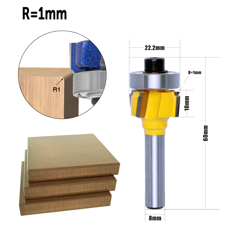 CHWJW 1 PC 8mm tige haute qual - Woodworking Edge Corner Planer avis et prix