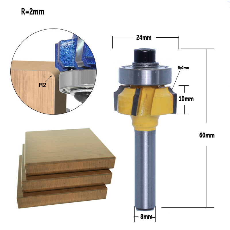 CHWJW 1 PC 8mm tige haute qual - Woodworking Edge Corner Planer avis et prix