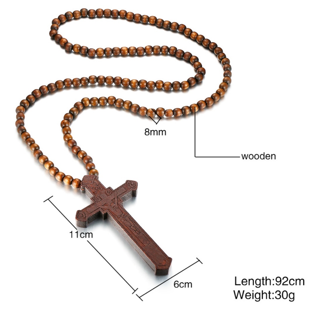 Grand collier chapelet en bois - Woodworking Nc avis et prix
